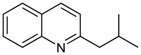 2 isobutylquinoline structure.